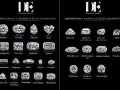 Nowoczesne i historyczne szlify diamentów: brylant, owalny, gruszka, serce, szmaragdowy, princessa, poduszka, asscher, point cut, table cut, rose cut, polki, old mine cut, old european cut, antique cushion, peruzzi cut, trapezoidalny, księżycowy, bulle...