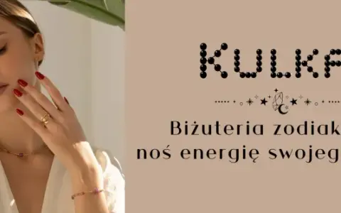 Kobieta w subtelnej biżuterii, która podkreśla jej piękno. Kolekcja "Kulka" oferuje szczęśliwe kamienie dla znaków zodiaku, byś mógł nosić energię swojego znaku.